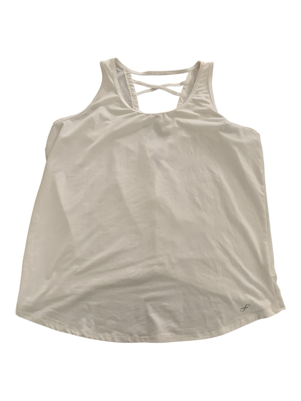 Freely Lightweight White Strappy Women's Tank Top